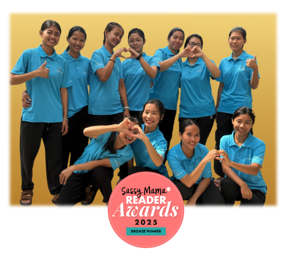 Honest Recruiter maids team celebrating Sassy Mama Readers’ Awards 2025 Bronze Winner in Singapore
